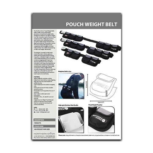 Pouch Weight Belt Datasheet
